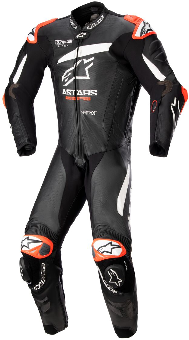 ALPINESTARS GP Plus V4 1PC Suit Black-White - 1-piece motor suit | RAD