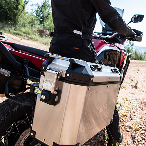 GIVI OBKN37 Trekker Outback panniers Aluminium - Top boxes and side ...